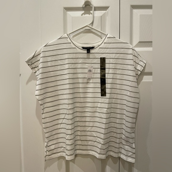 Banana Republic NWT Striped Dolman-Sleeve T-Shirt, Size Small - Picture 1 of 3